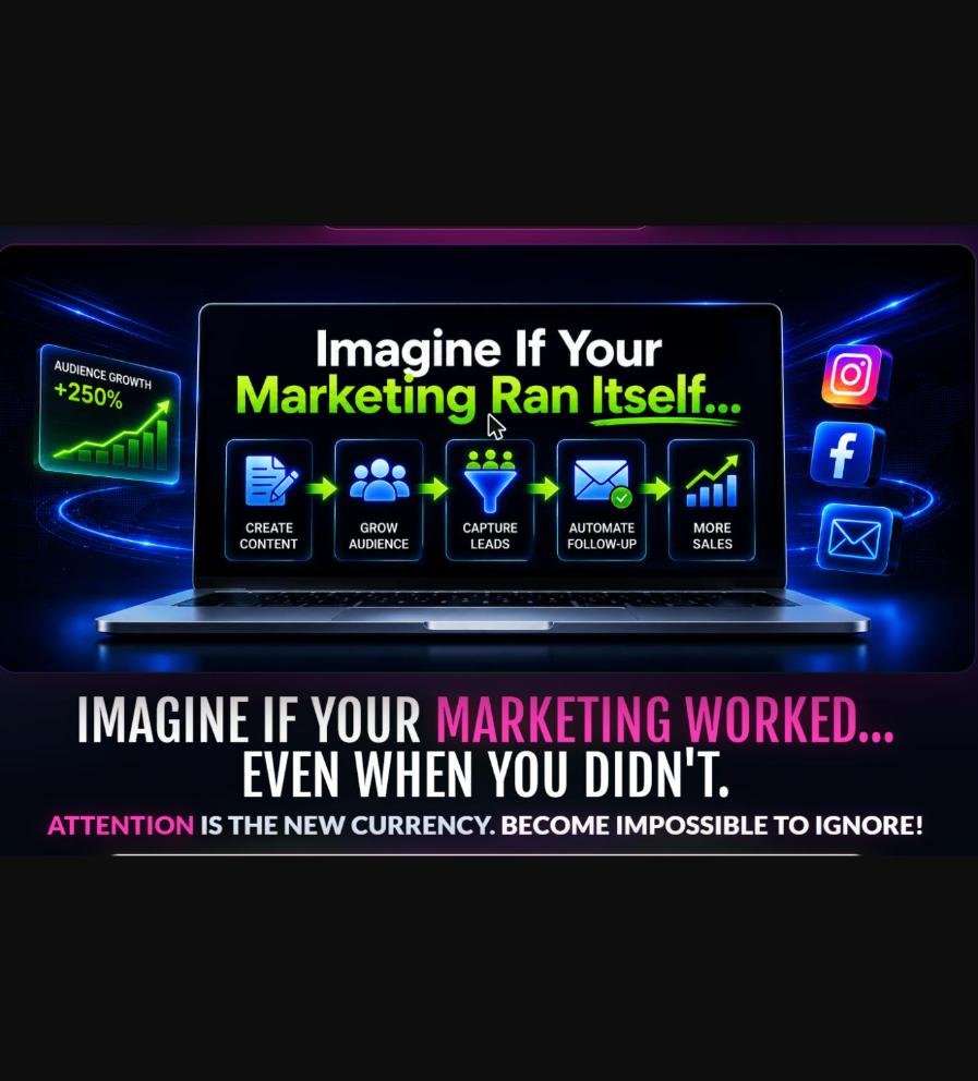 Imagine if your marketing worked even when you didn't - attention is the new currency