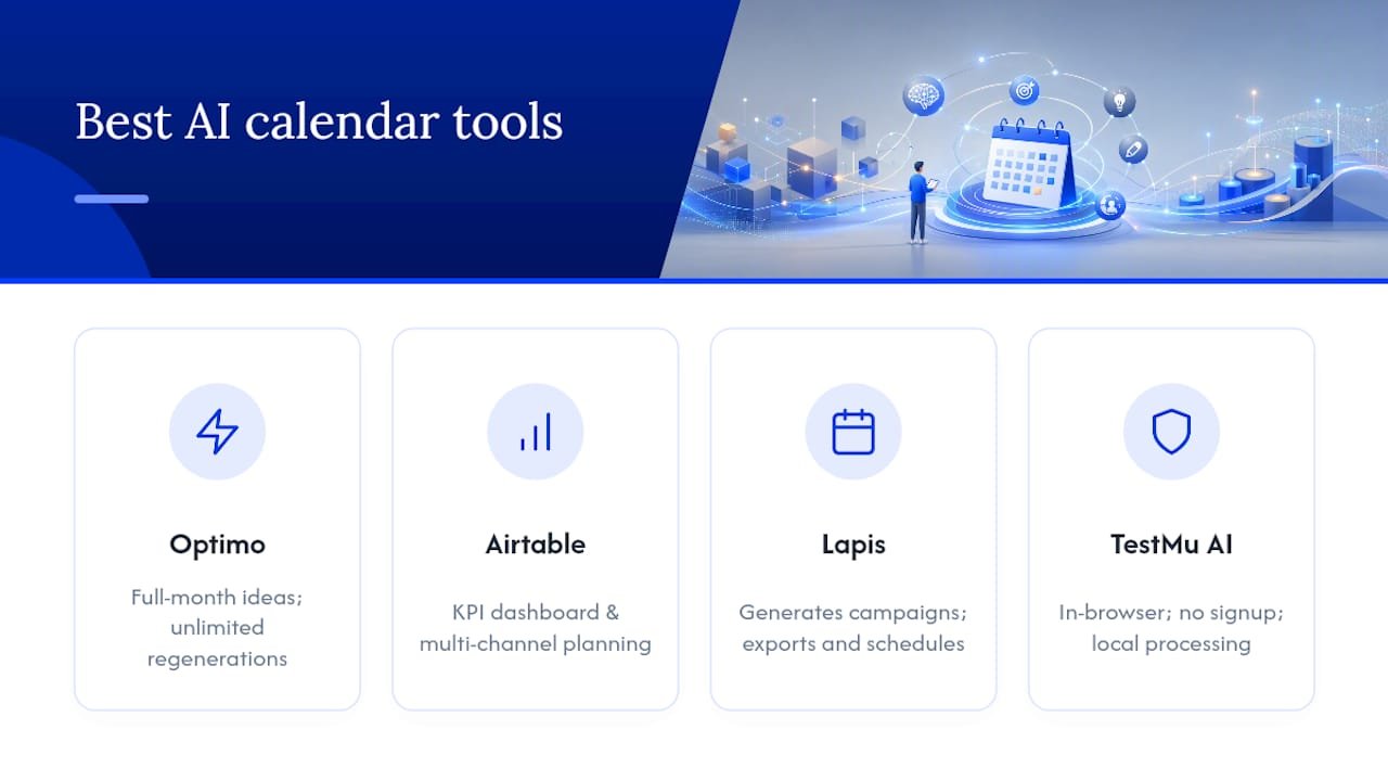 What Is the Best AI Content Calendar Tool Right Now? — overview diagram