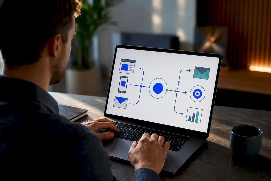 Shared tracking backbone connecting marketing channels