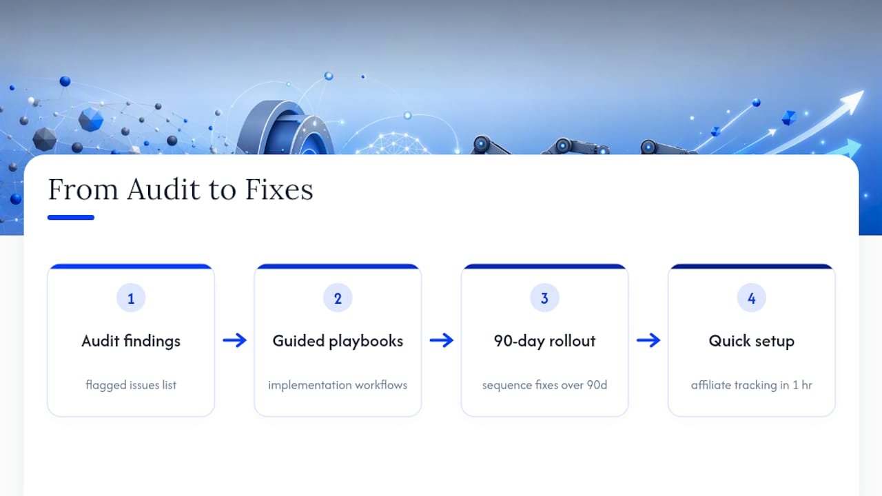 An Alternative Path: Turning Audit Findings Into Action With Guided Playbooks — overview diagram