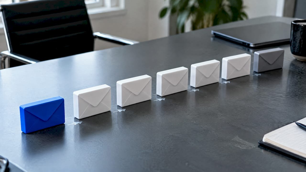 Seven-stage email onboarding sequence