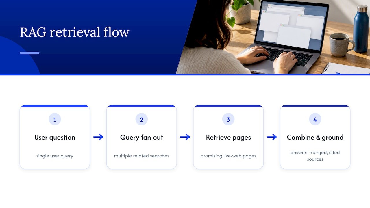 RAG retrieval and query fan-out process