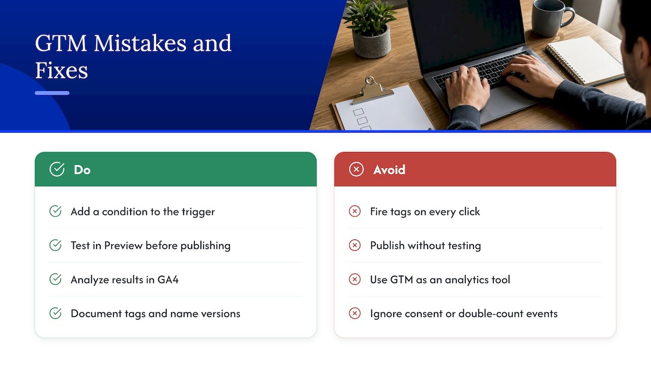 Common mistakes to avoid — overview diagram