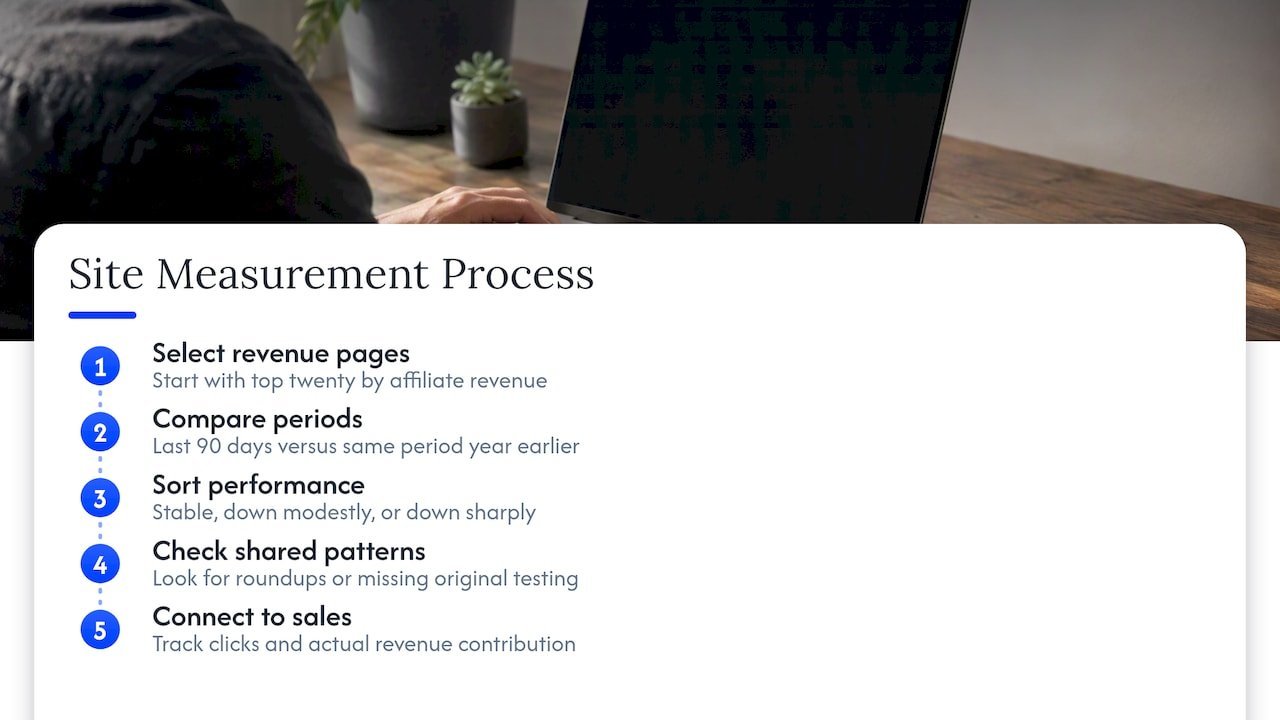 Measure first: find out what is really happening to your site — overview diagram