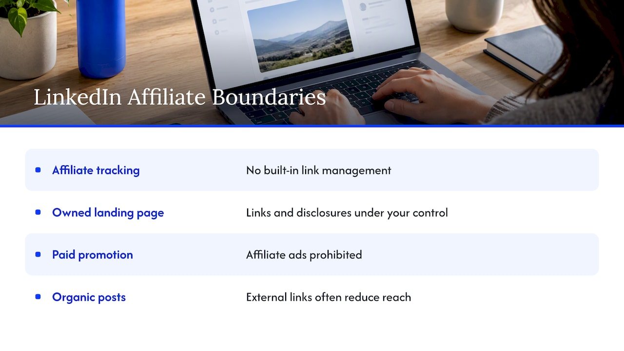 What LinkedIn will and will not let you do — overview diagram